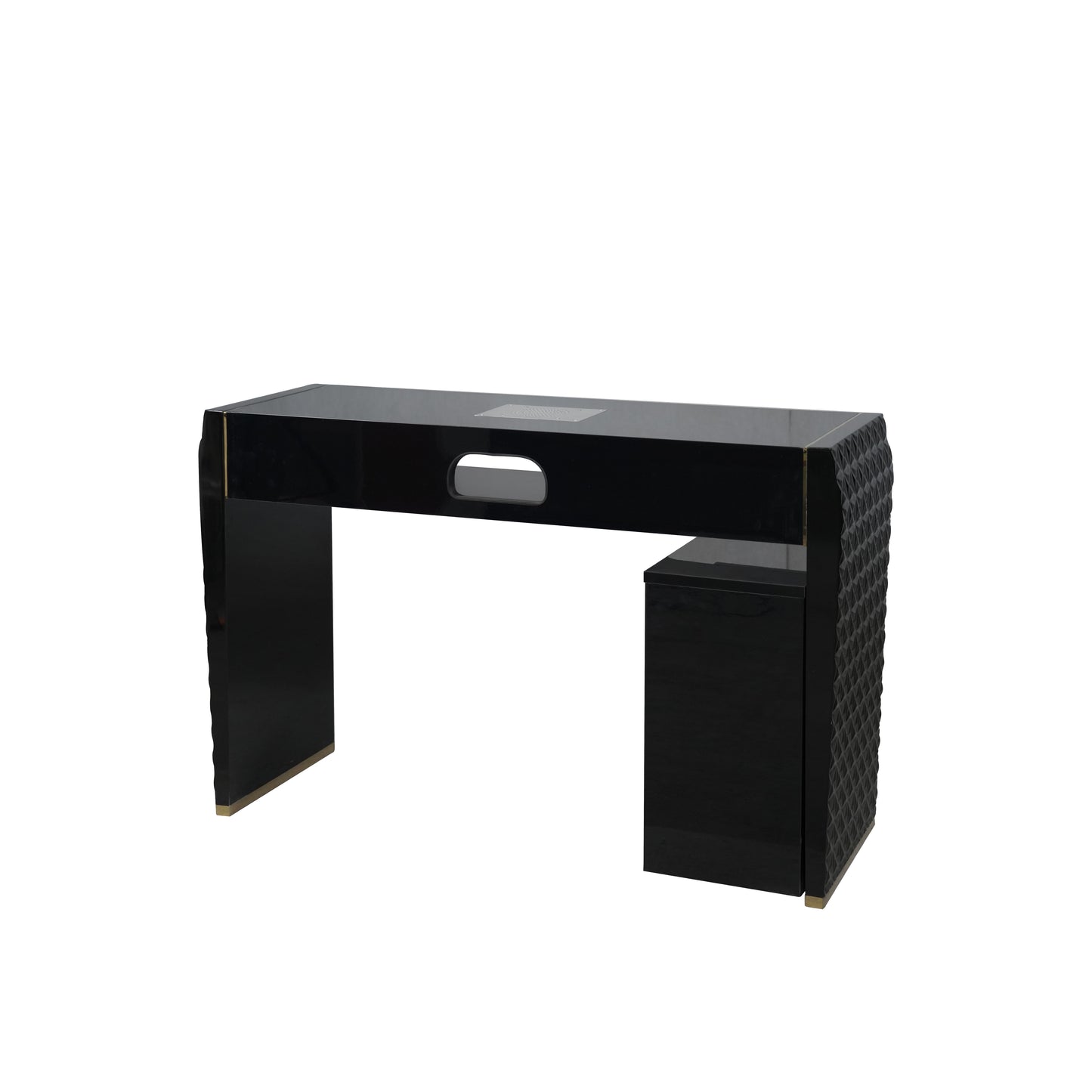 Elegance Edge Black Manicure Table