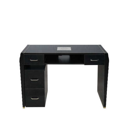 Elegance Edge Black Manicure Table