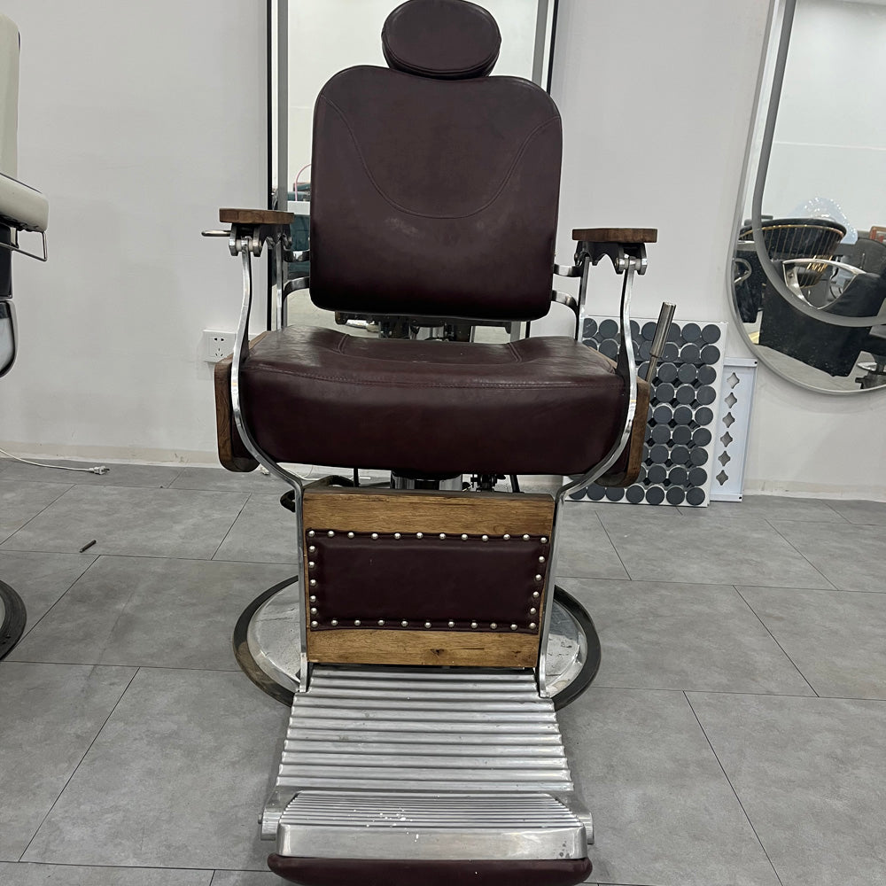 Classic Craft Brown Barber Chair