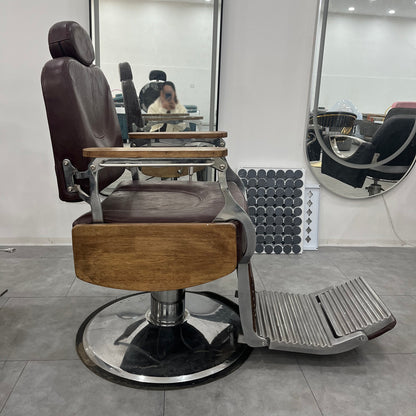 Classic Craft Brown Barber Chair